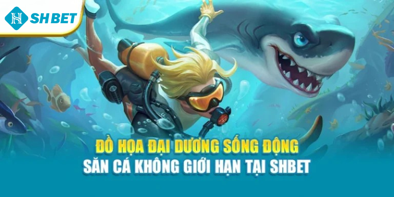 Đồ họa đại dương sống động – Săn cá không giới hạn tại Shbet